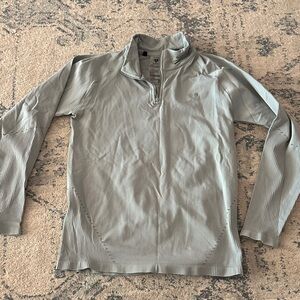 Women's Gray Quarter-Zip Jacket